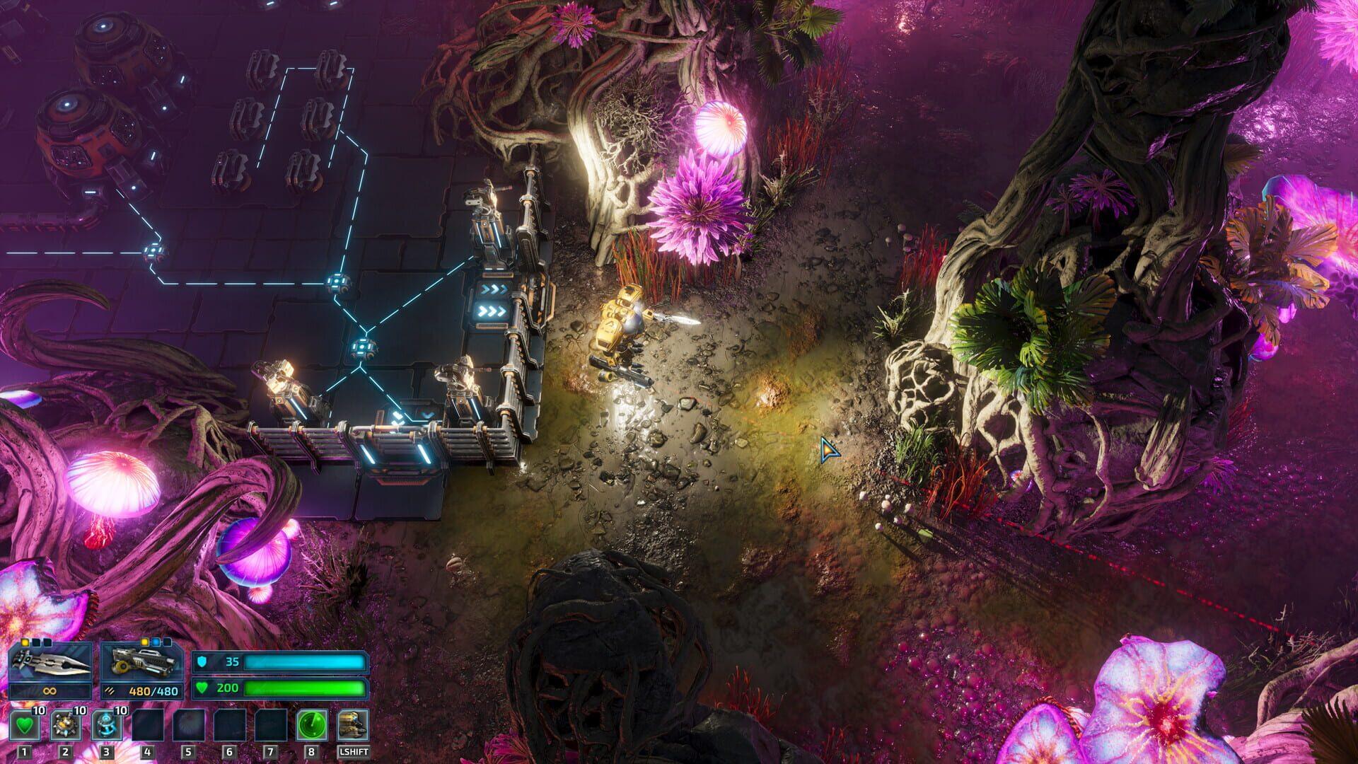 The Riftbreaker: Heart of the Swamp - główny screenshot z gry