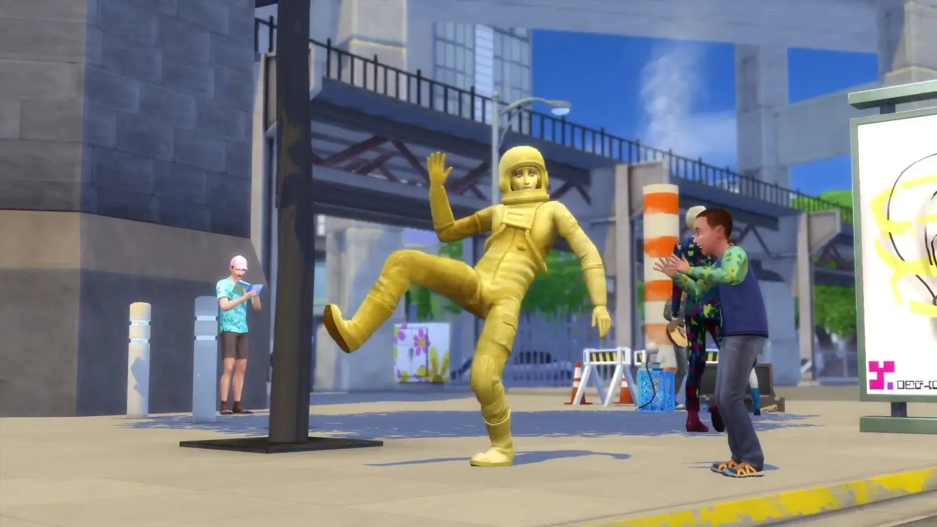 The Sims 4: City Living - akcja w grze