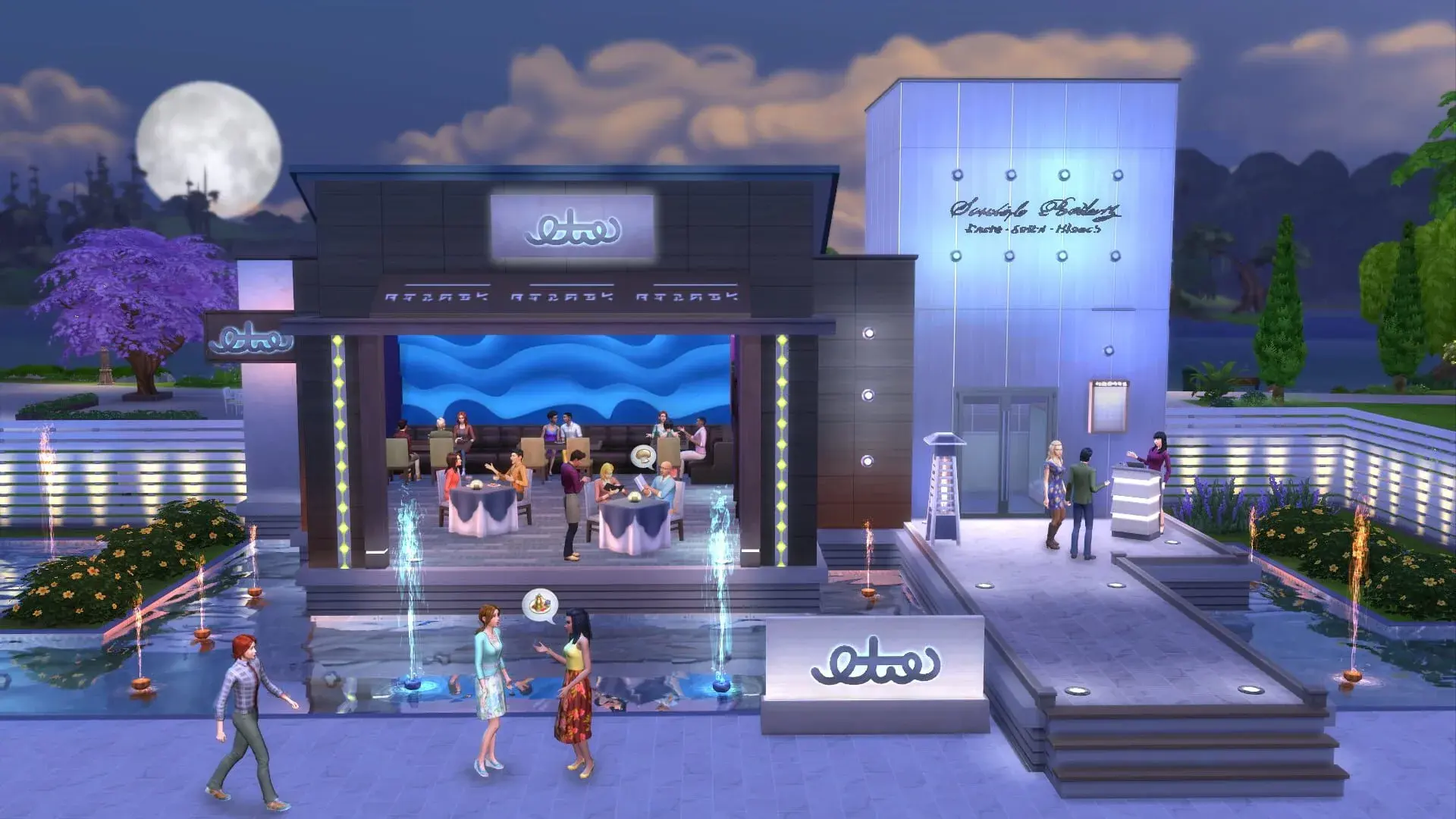The Sims 4: Dine Out - główny screenshot z gry