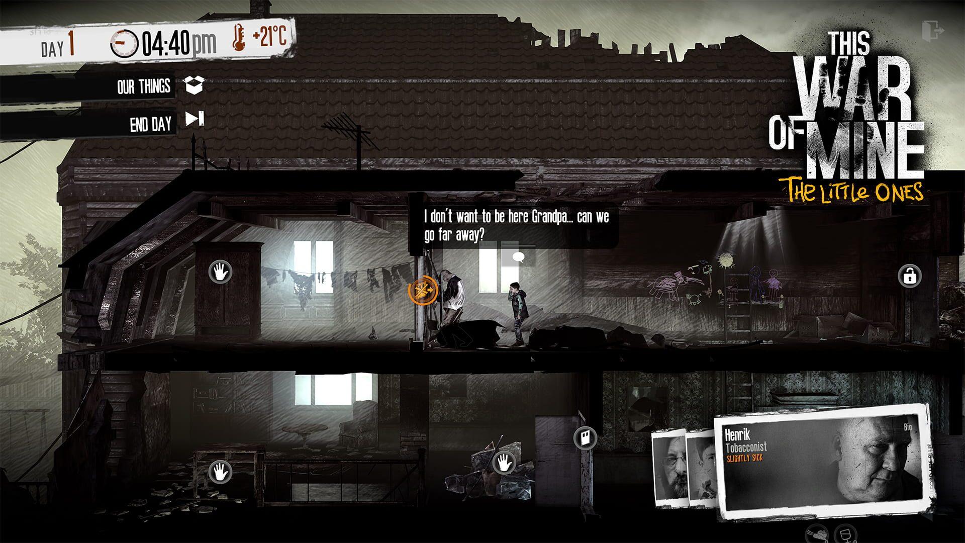 This War of Mine: The Little Ones - świat gry, lokacja