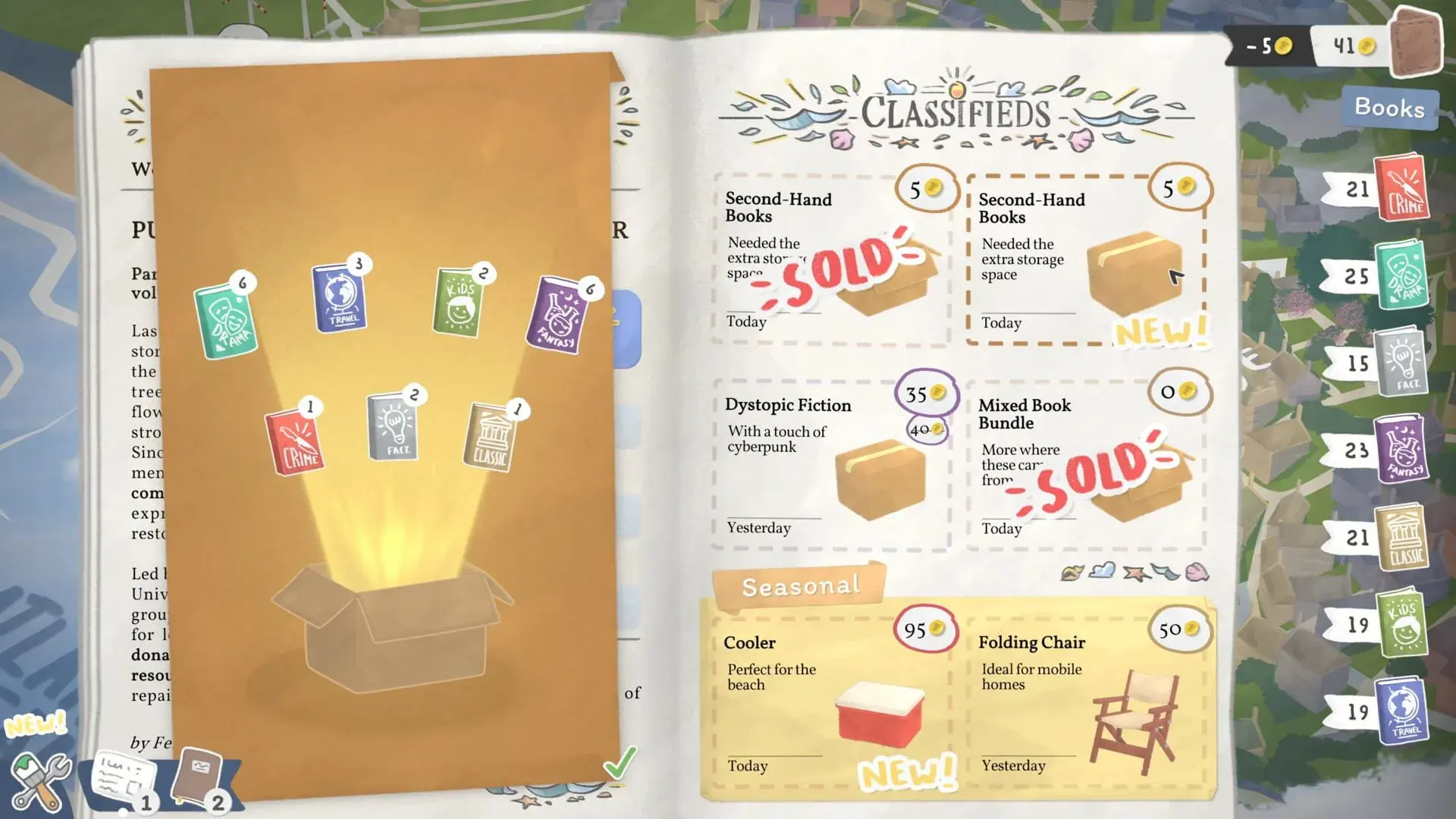 Tiny Bookshop (PS5) - obrazek z gry
