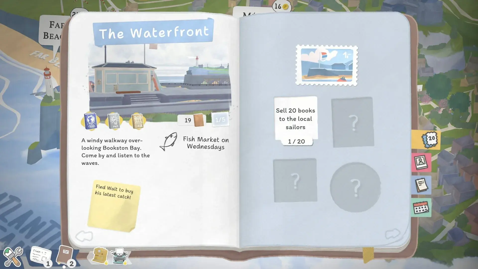 Tiny Bookshop (Switch) - gameplay screenshot