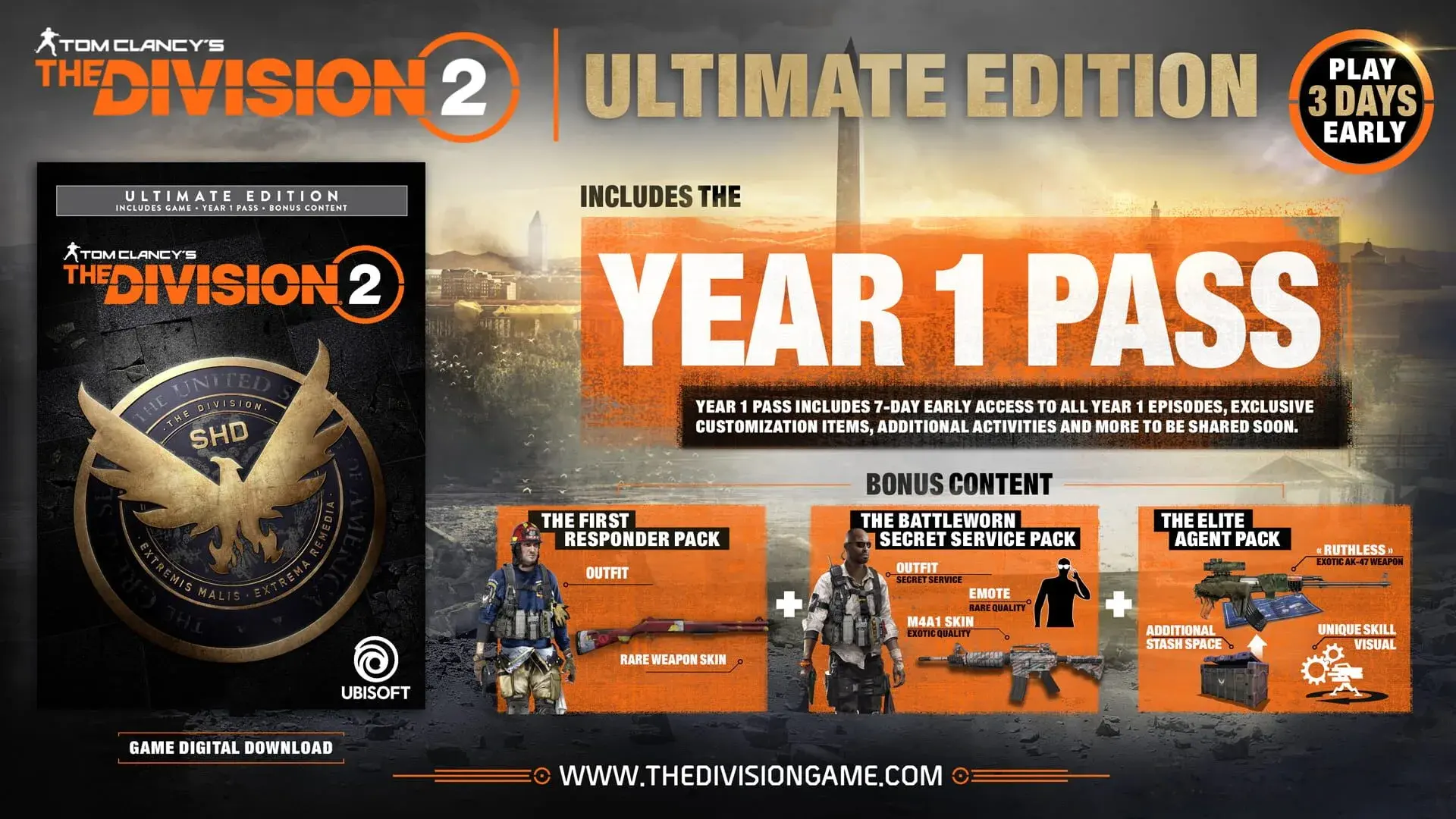 Tom Clancy's The Division 2: Ultimate Edition (Xbox Series & PC) - główny screenshot z gry