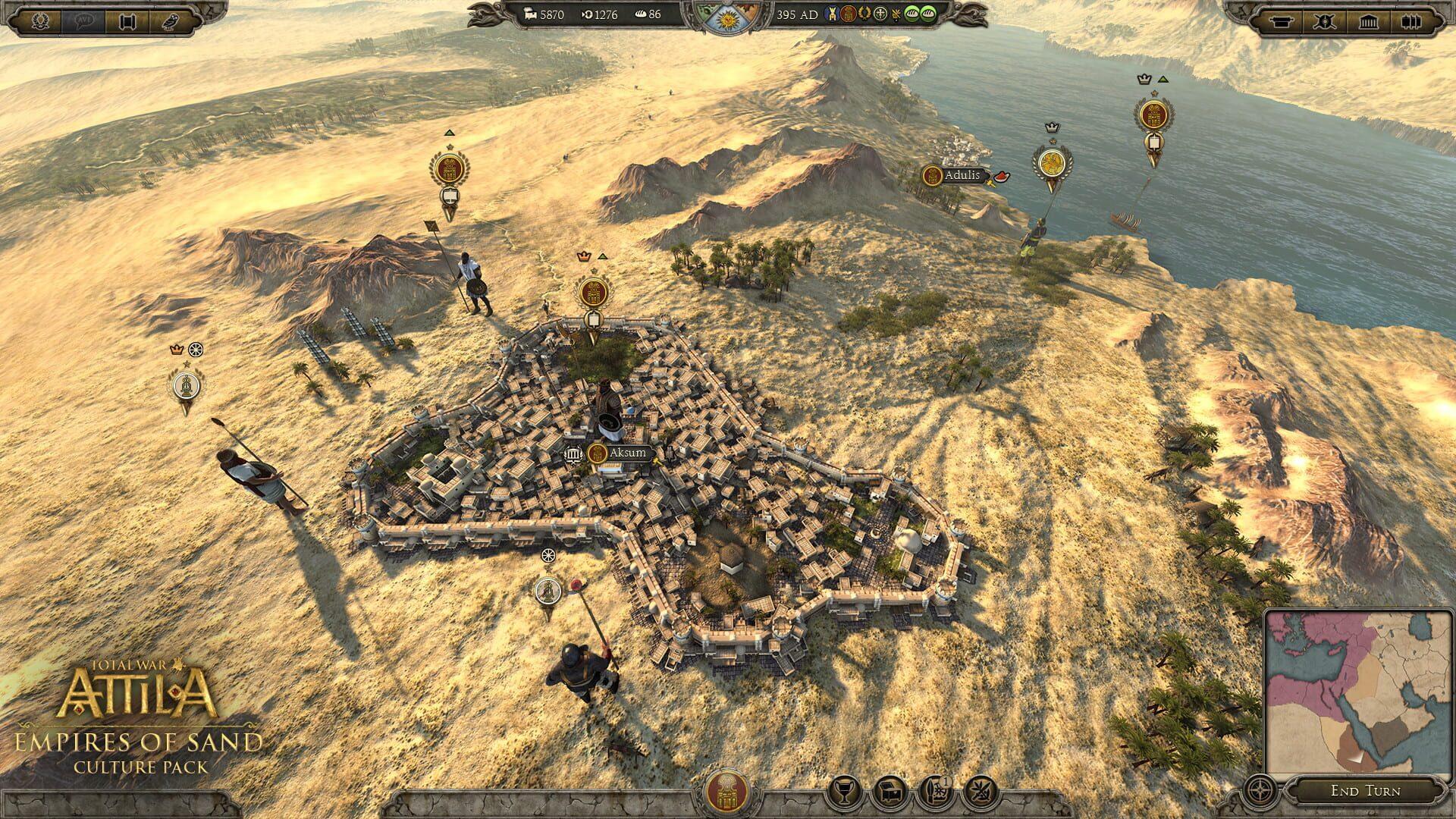 Total War: Attila - Empires of Sand Culture Pack - główny screenshot z gry