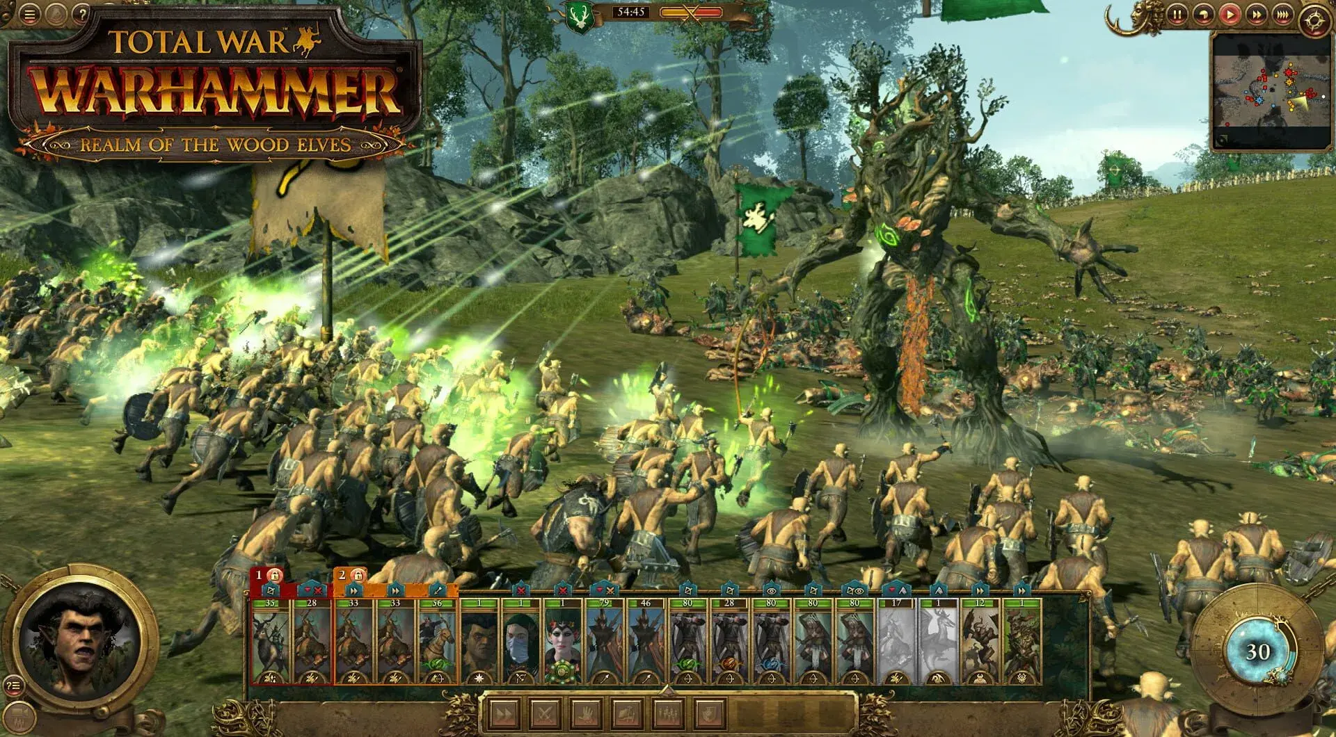 Total War: Warhammer - Realm of the Wood Elves - gameplay screenshot