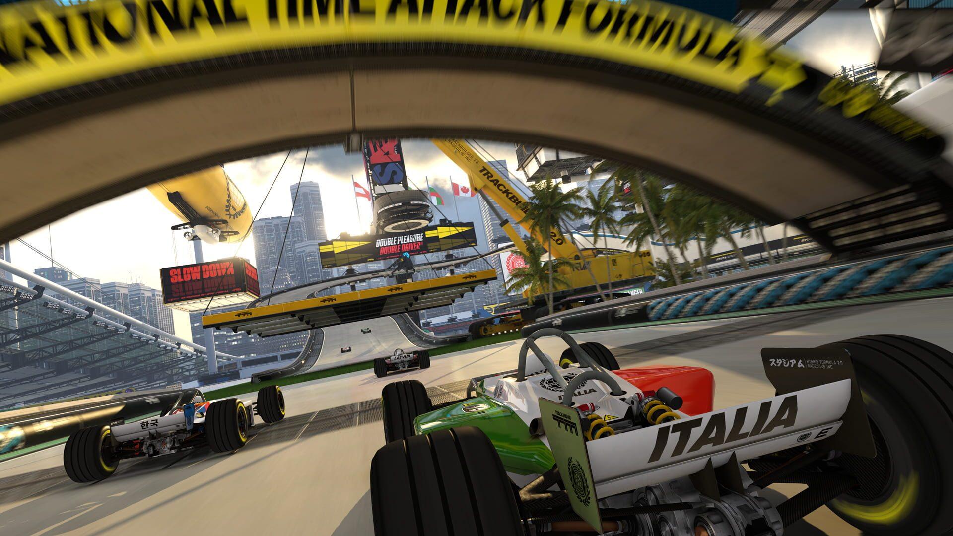 TrackMania Turbo - główny screenshot z gry