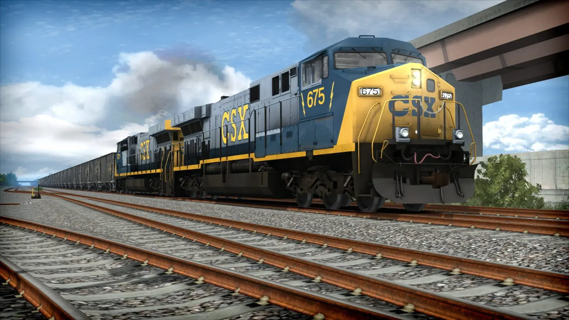 Train Simulator: CSX AC6000CW Loco Add-On - główny screenshot z gry