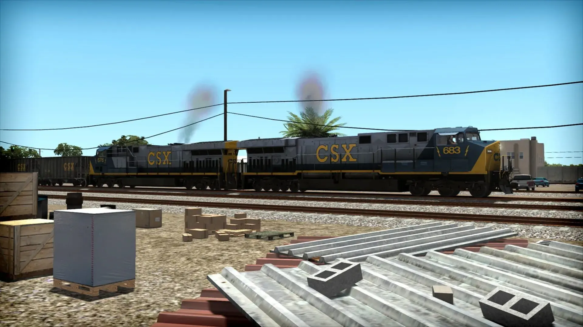 Train Simulator: CSX AC6000CW Loco Add-On - gameplay screenshot