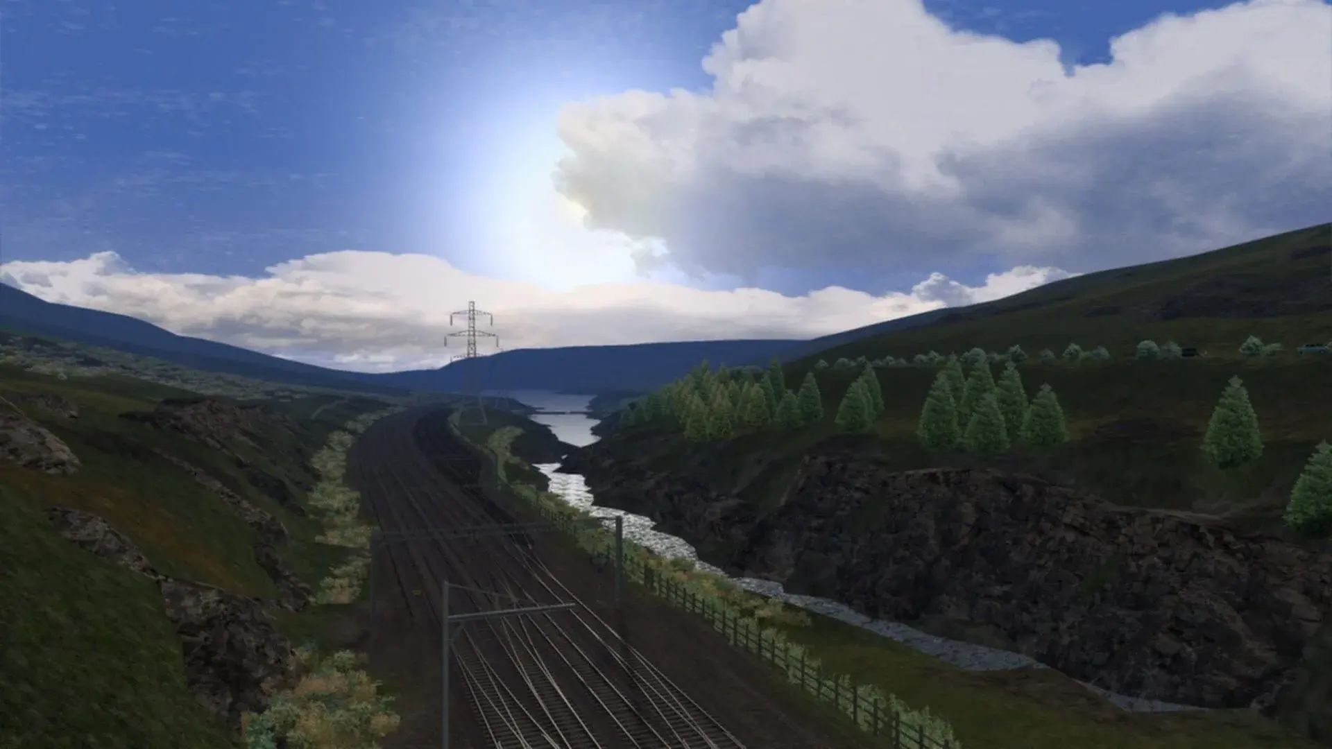 Train Simulator: Woodhead Route Add-On - świat gry, lokacja