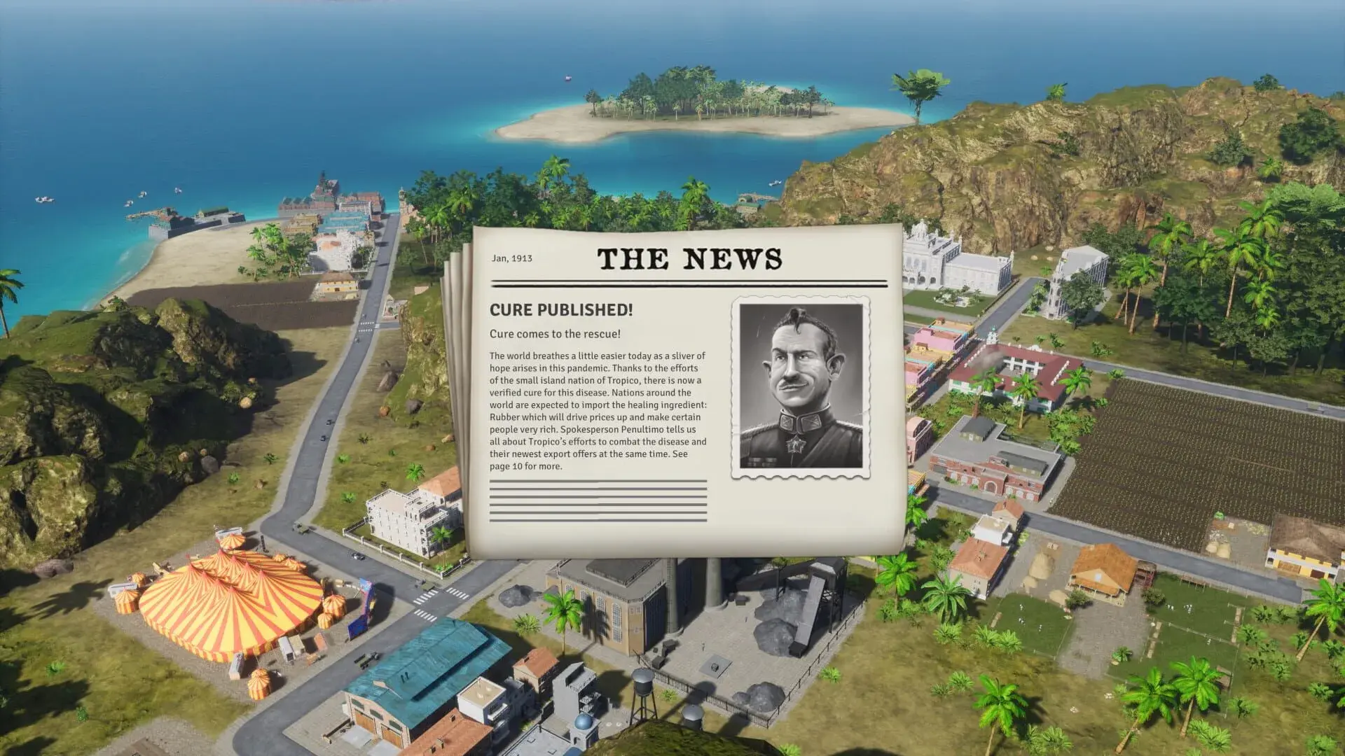 Tropico 6: Going Viral - akcja w grze