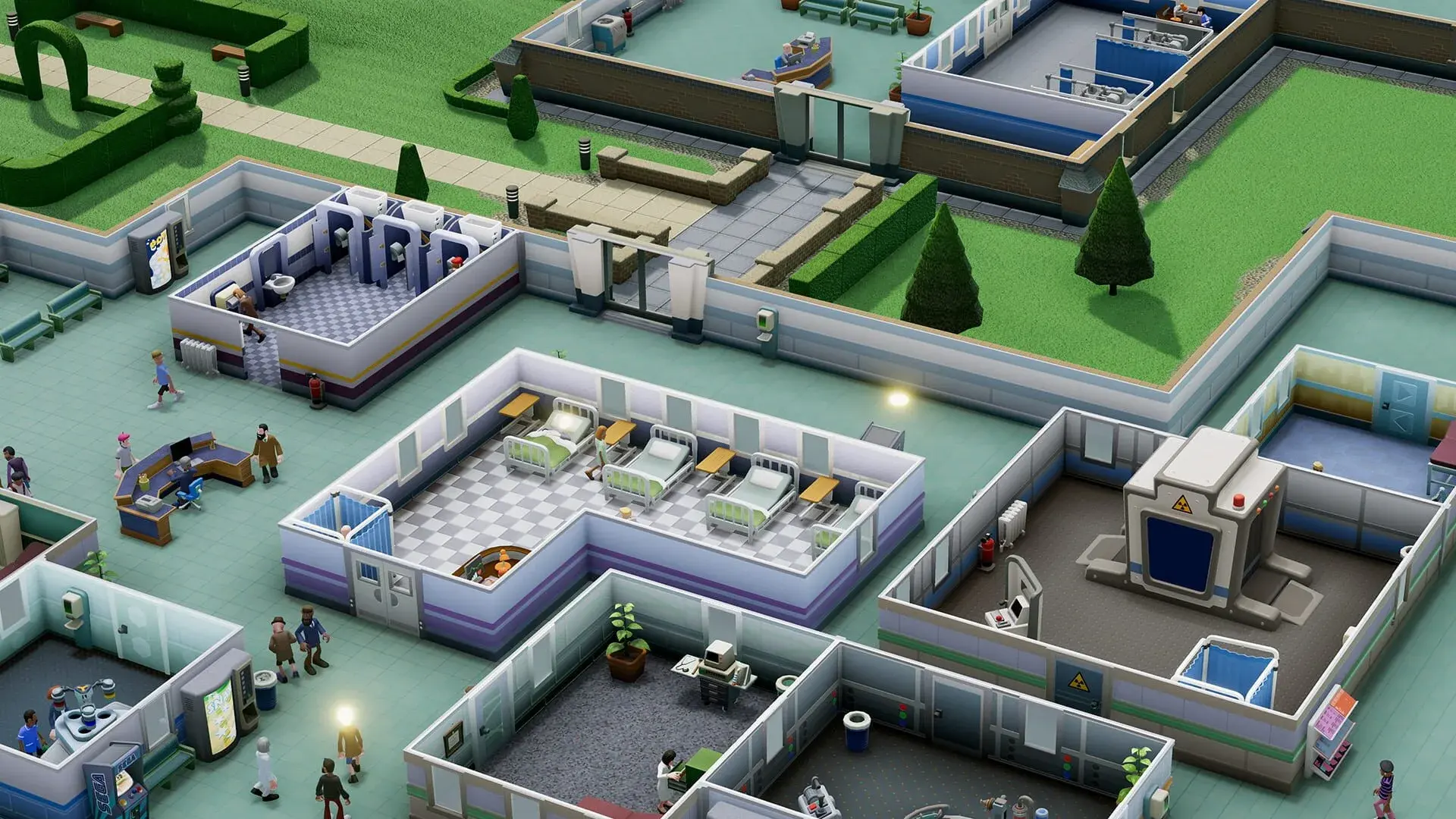 Two Point Hospital (Switch) - główny screenshot z gry