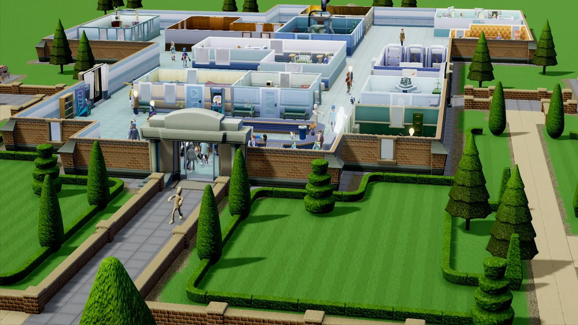 Two Point Hospital (Switch) - świat gry, lokacja