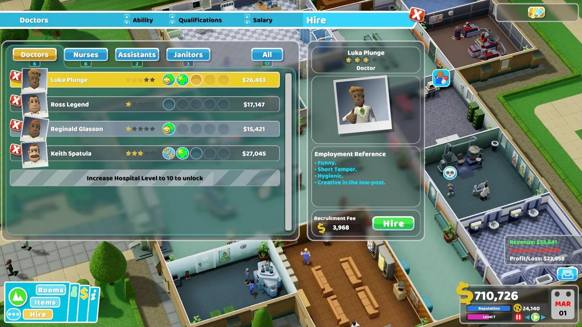 Two Point Hospital (Xbox Series & PC) - obrazek z gry