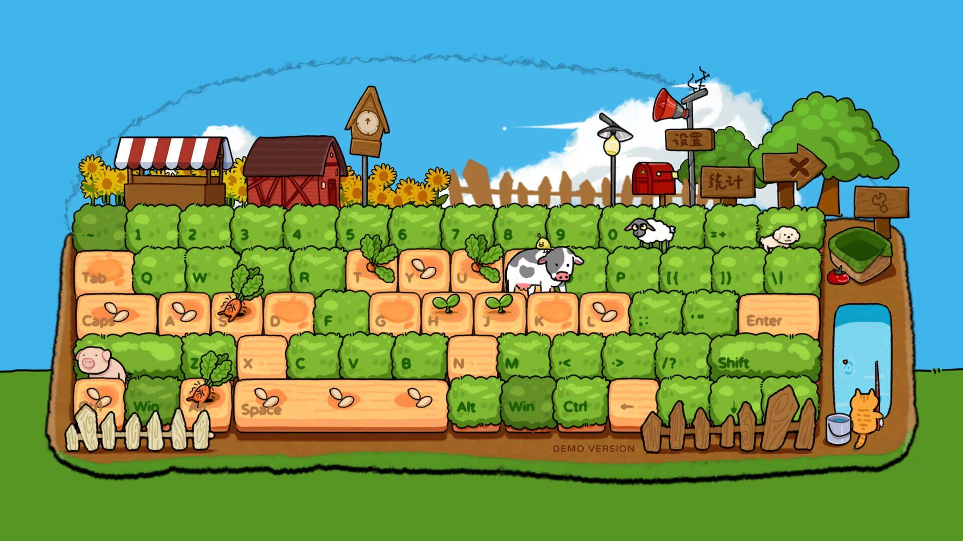 Typing Farmer - zrzut ekranu 1