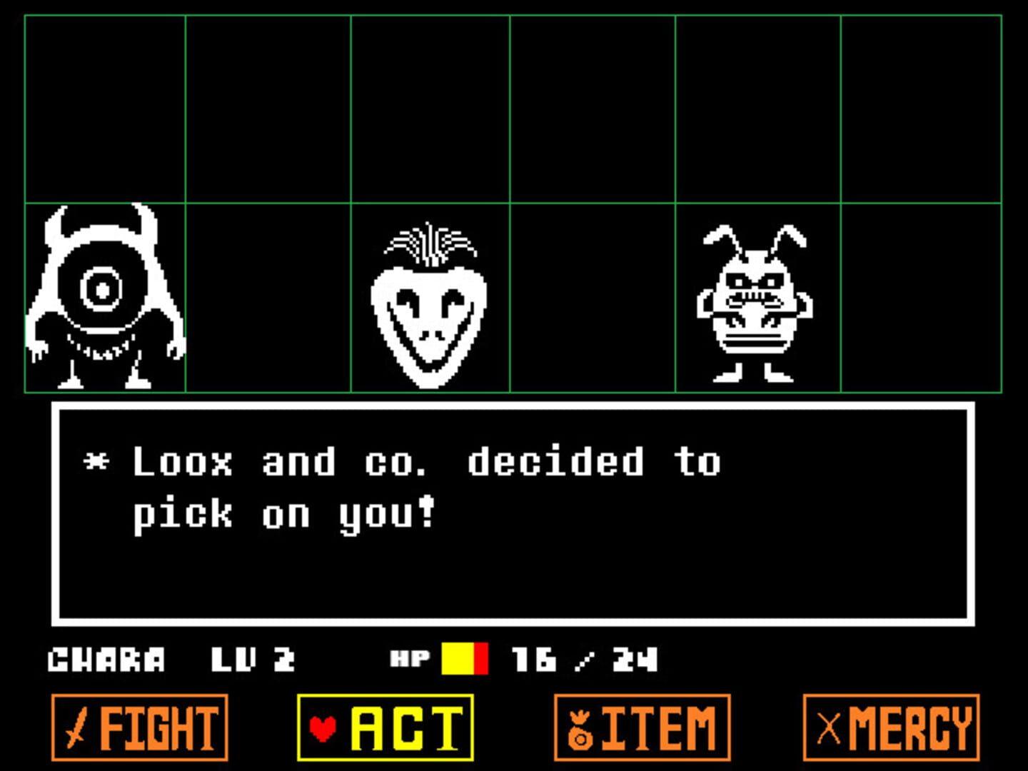 Undertale - świat gry, lokacja