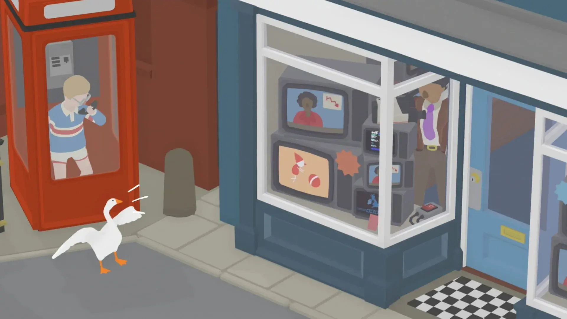 Untitled Goose Game - główny screenshot z gry