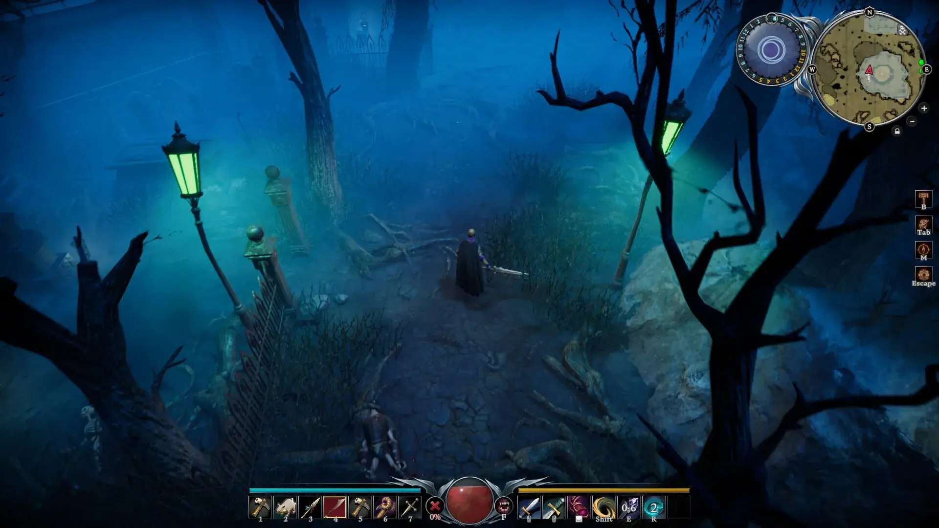 V Rising (PS5) - świat gry, lokacja