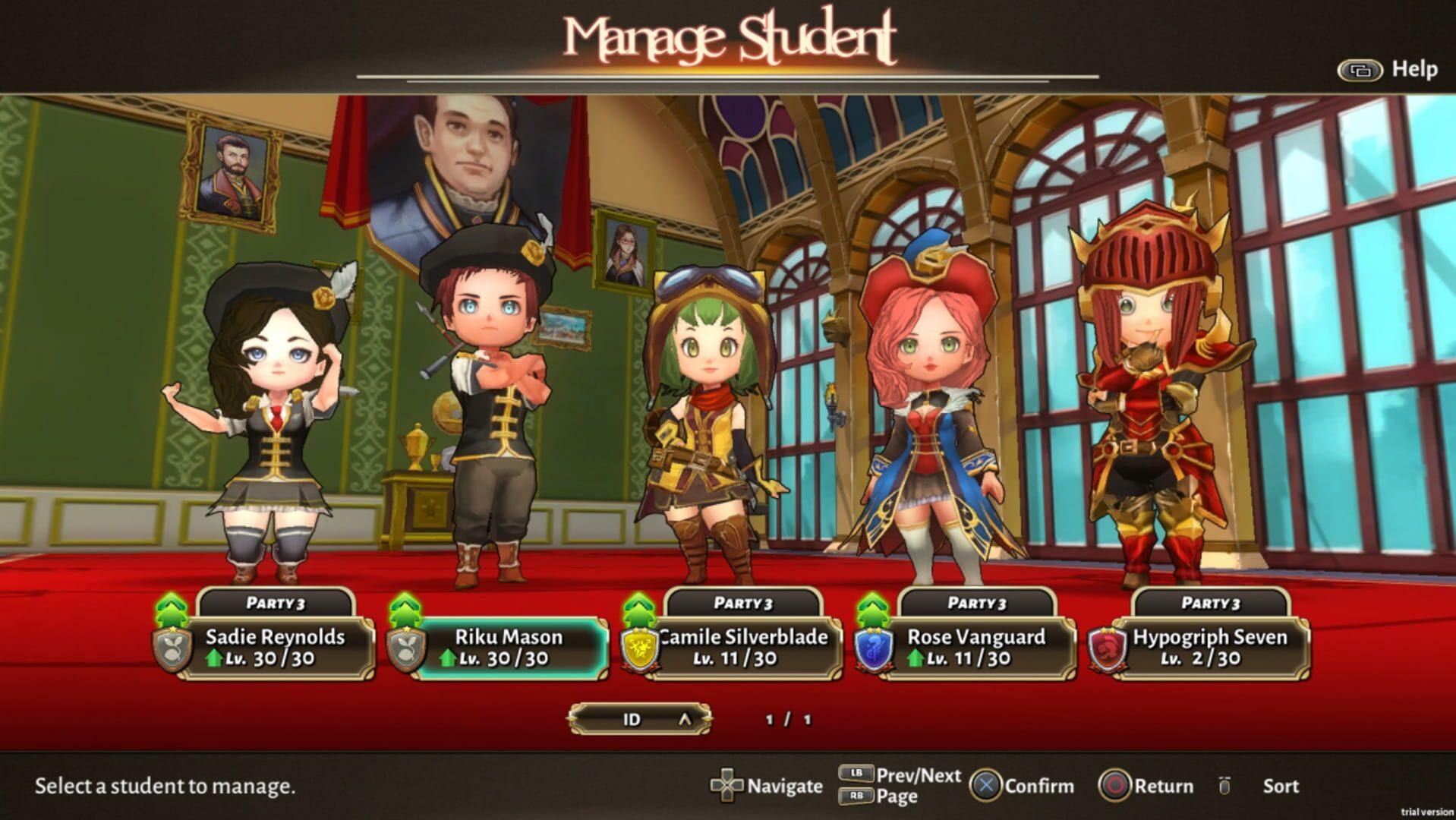 Valthirian Arc: Hero School Story - obrazek z gry