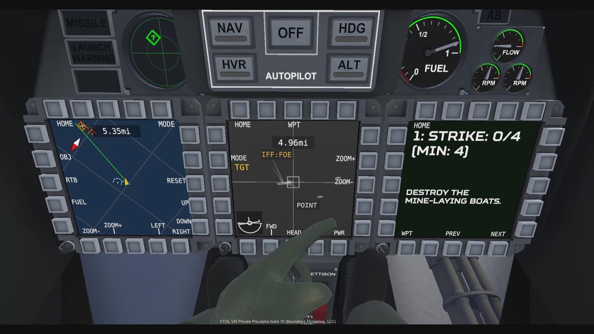 VTOL VR - główny screenshot z gry