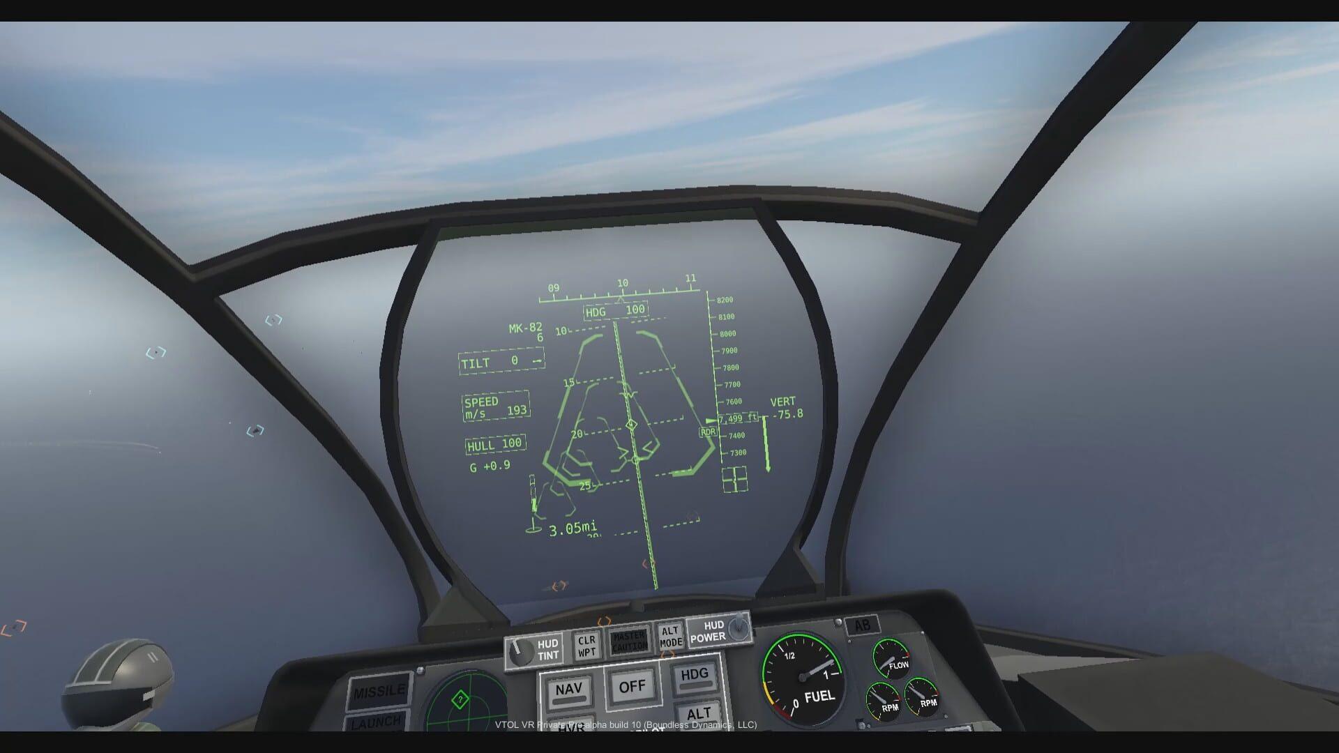 VTOL VR - świat gry, lokacja