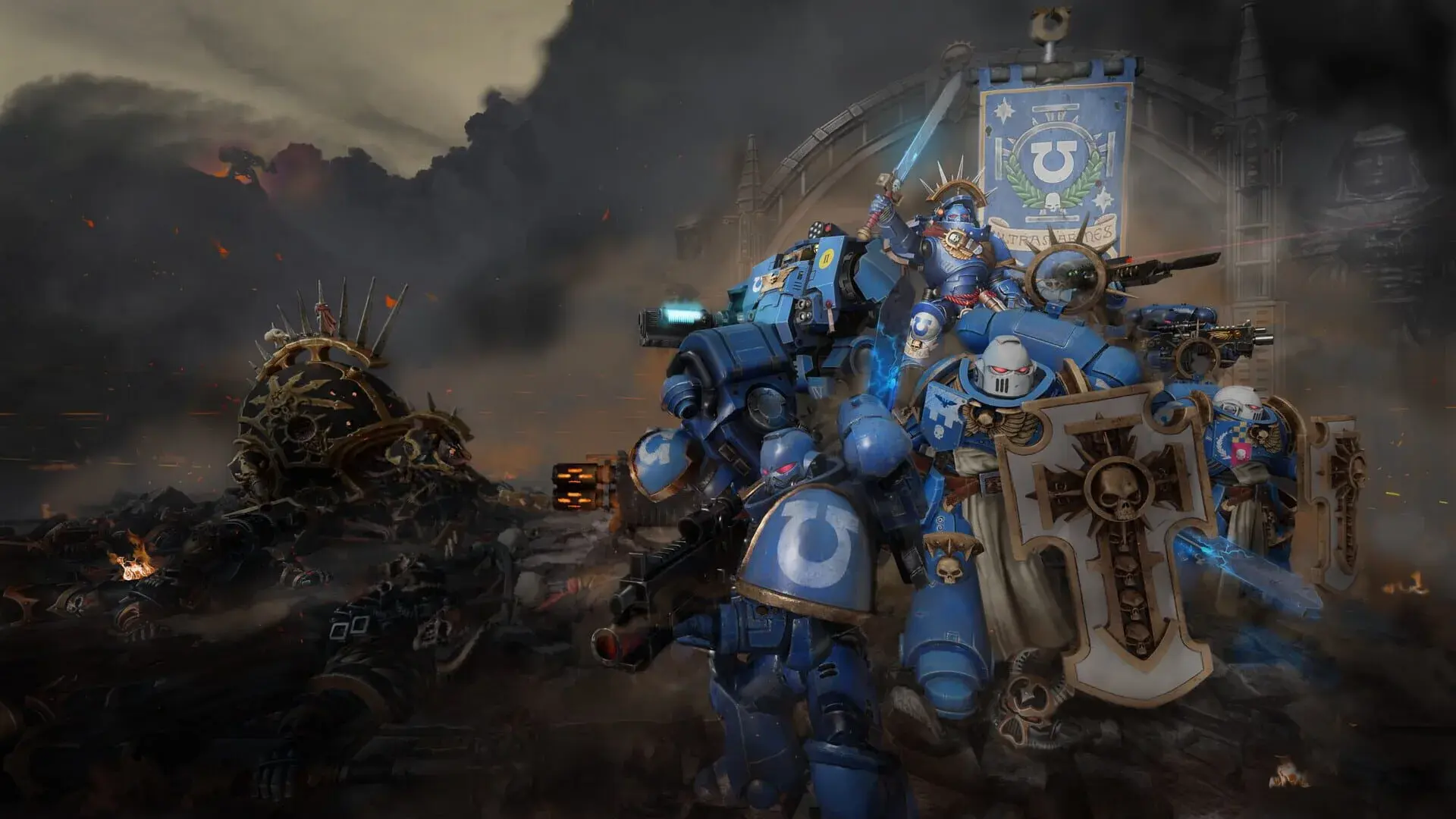 Warhammer 40,000: Battlesector - Ultramarines - główny screenshot z gry