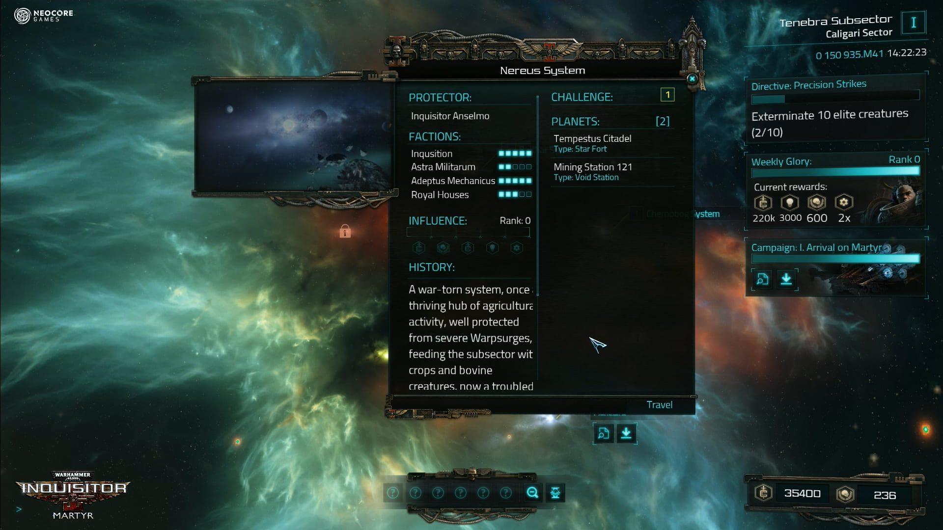 Warhammer 40,000: Inquisitor - Martyr - główny screenshot z gry