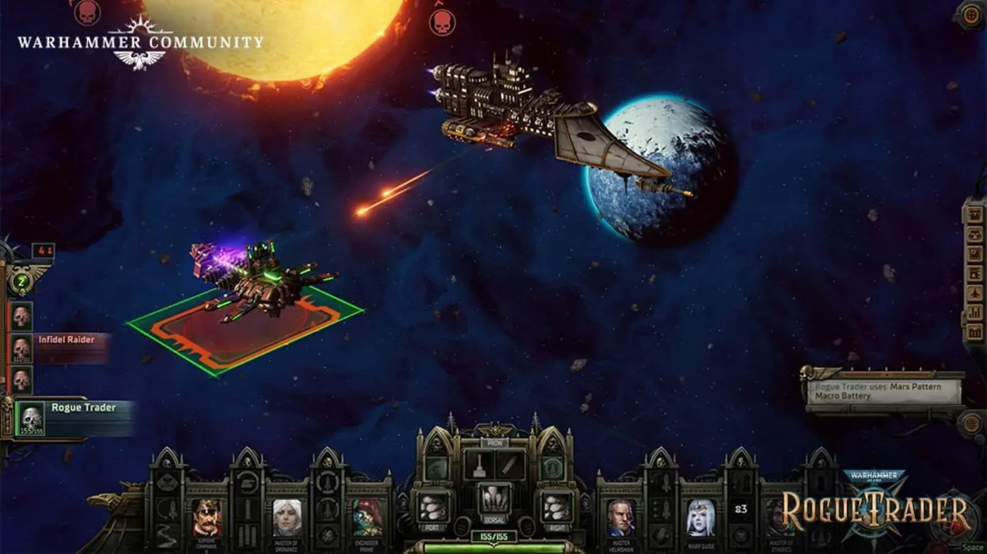 Warhammer 40,000: Rogue Trader (Switch) - gameplay screenshot
