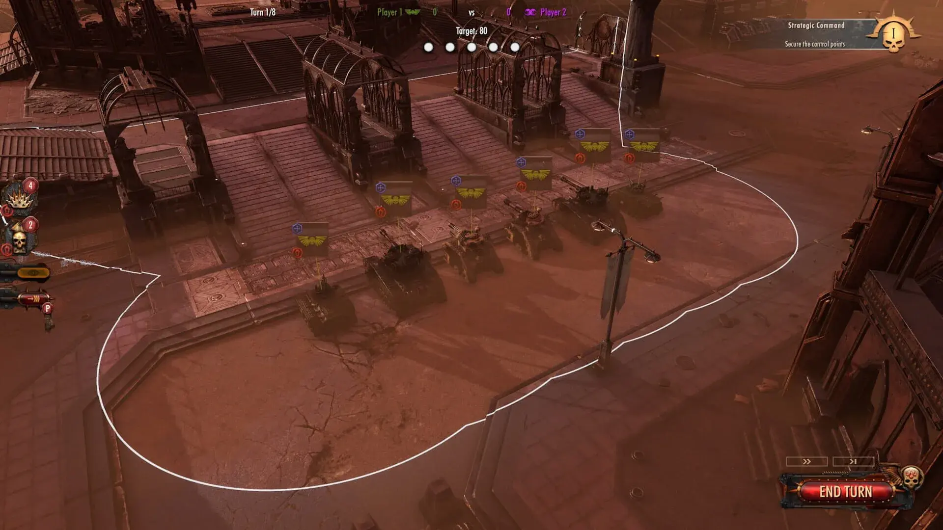 Warhammer 40,000: Battlesector - Astra Militarum - główny screenshot z gry