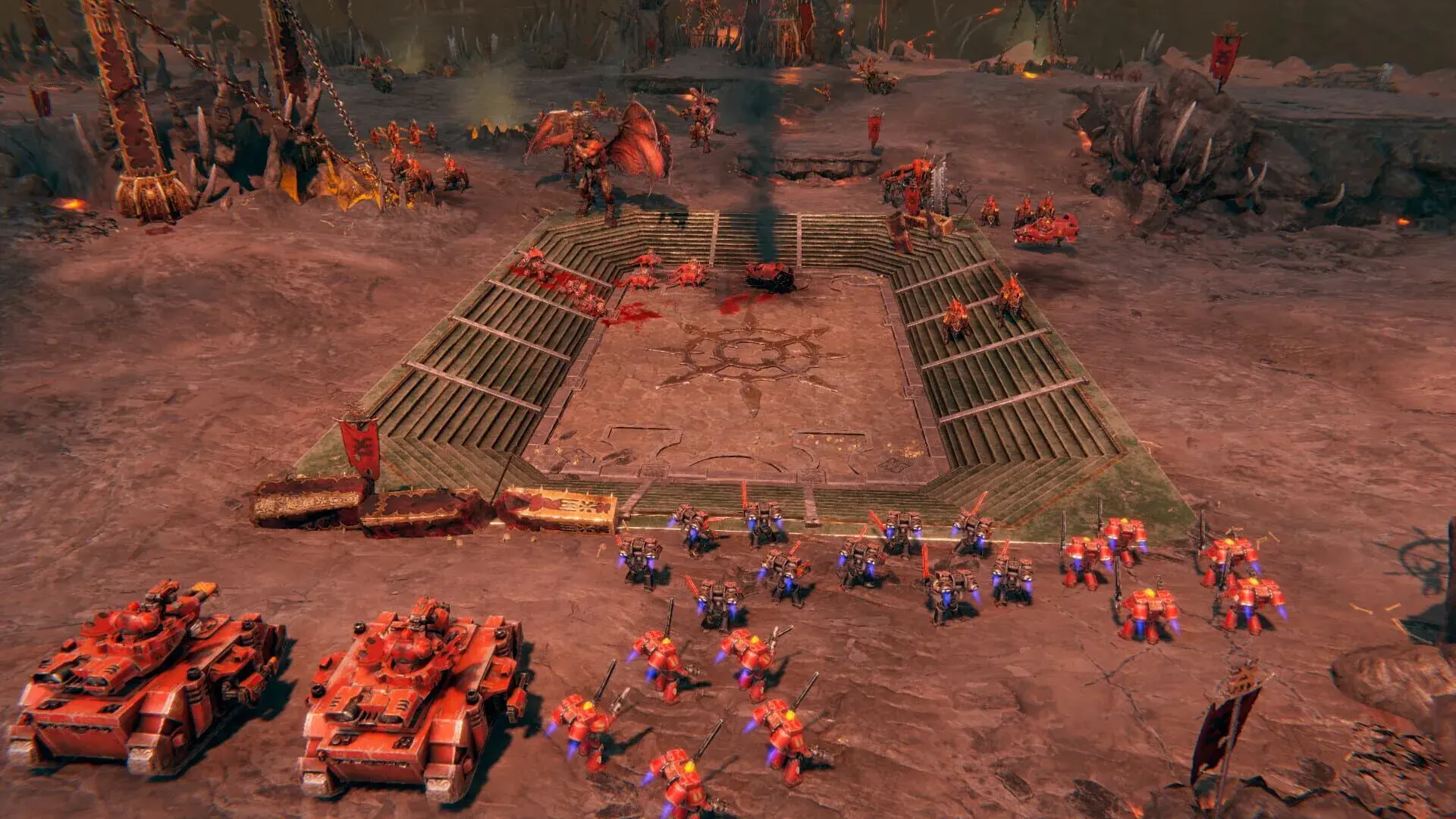 Warhammer 40,000: Battlesector - Daemons of Khorne - główny screenshot z gry