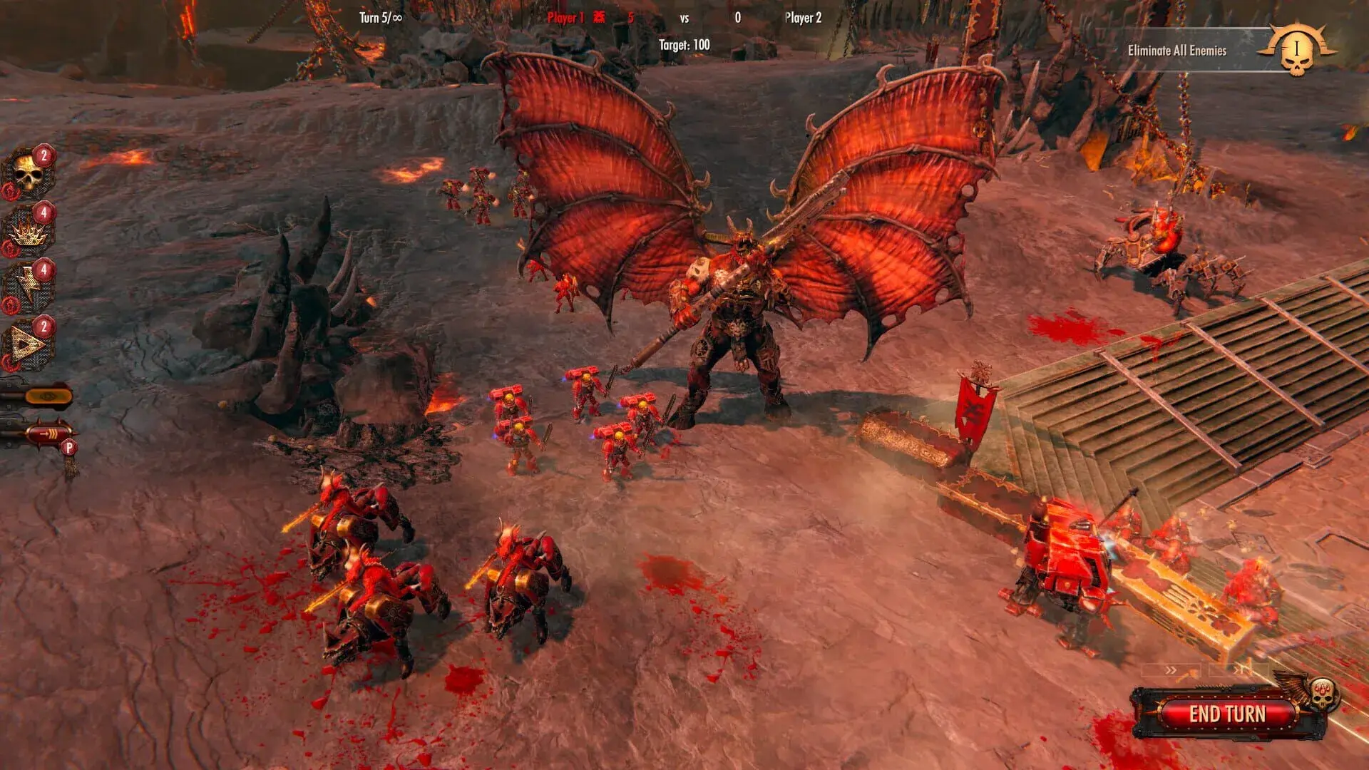 Warhammer 40,000: Battlesector - Daemons of Khorne - akcja w grze