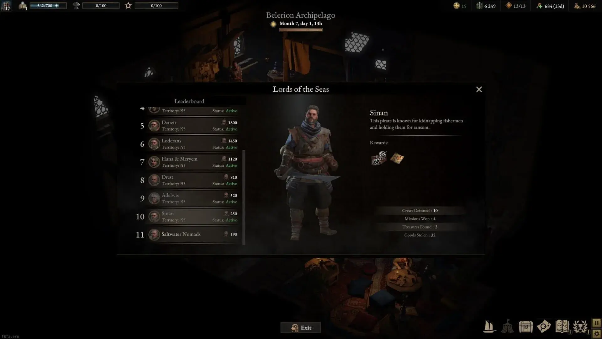 Wartales: Pirates of Belerion - gameplay screenshot