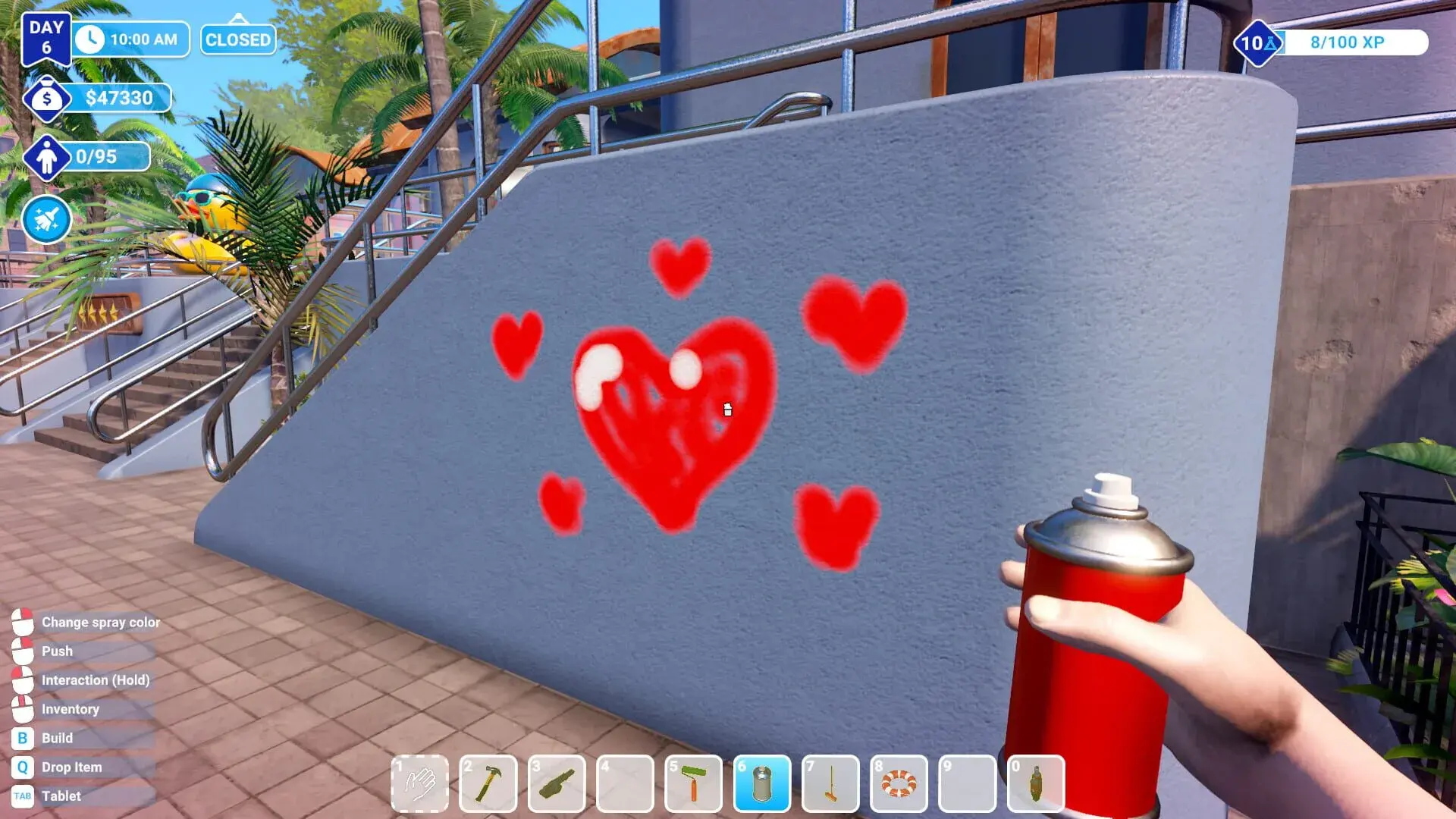 Waterpark Simulator - główny screenshot z gry