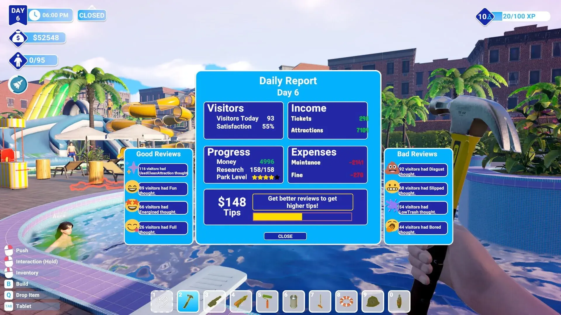 Waterpark Simulator - obrazek z gry