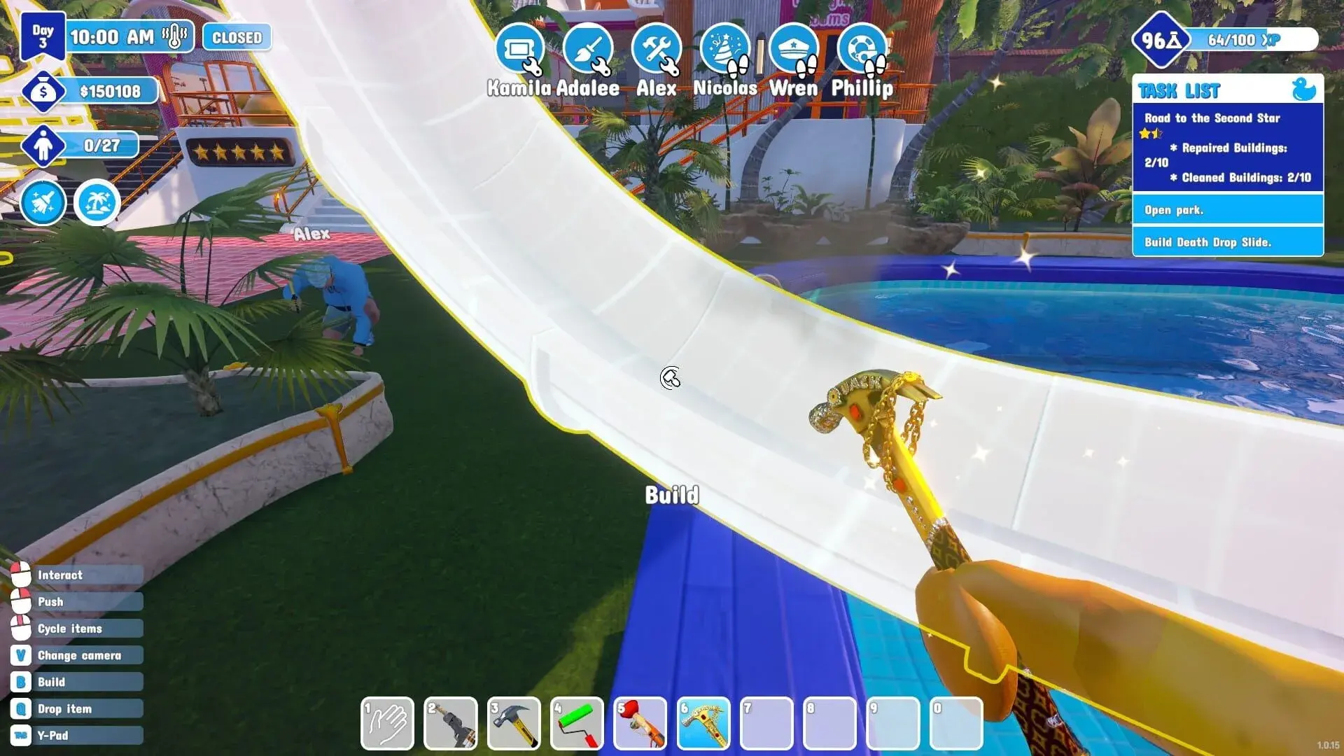 Waterpark Simulator (PS5) - główny screenshot z gry