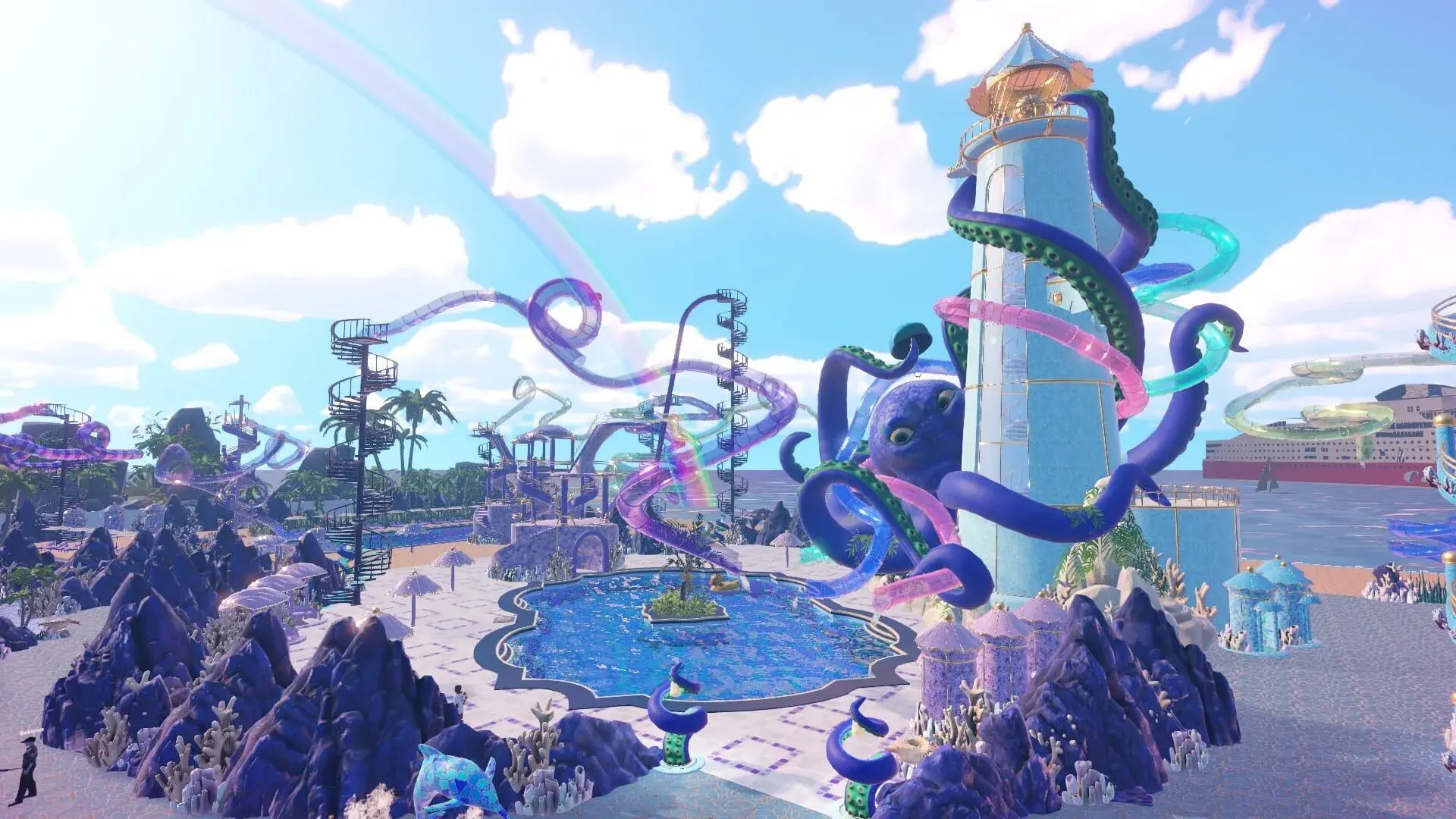 Waterpark Simulator (PS5) - akcja w grze