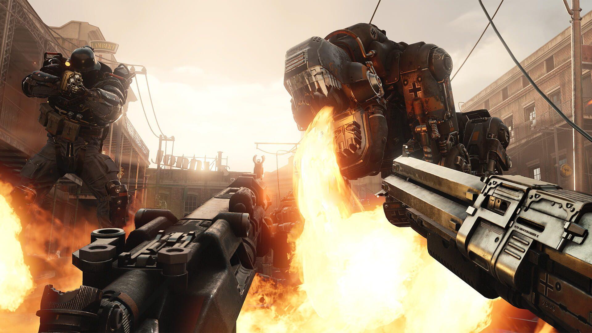 Wolfenstein II: The New Colossus - świat gry, lokacja