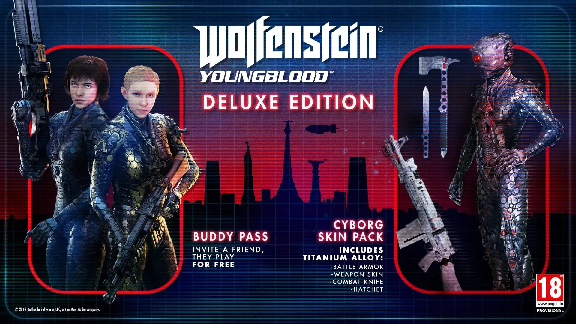 Wolfenstein: Youngblood - Deluxe Edition (Switch) - świat gry, lokacja