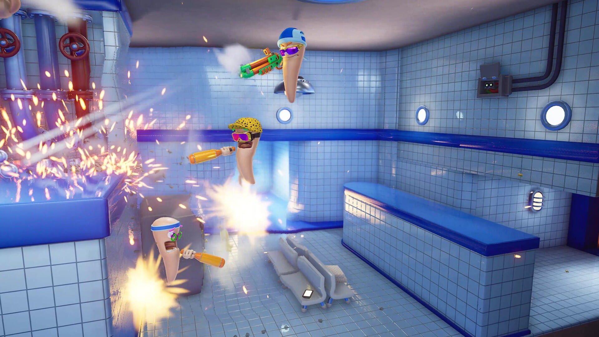 Worms Rumble - główny screenshot z gry