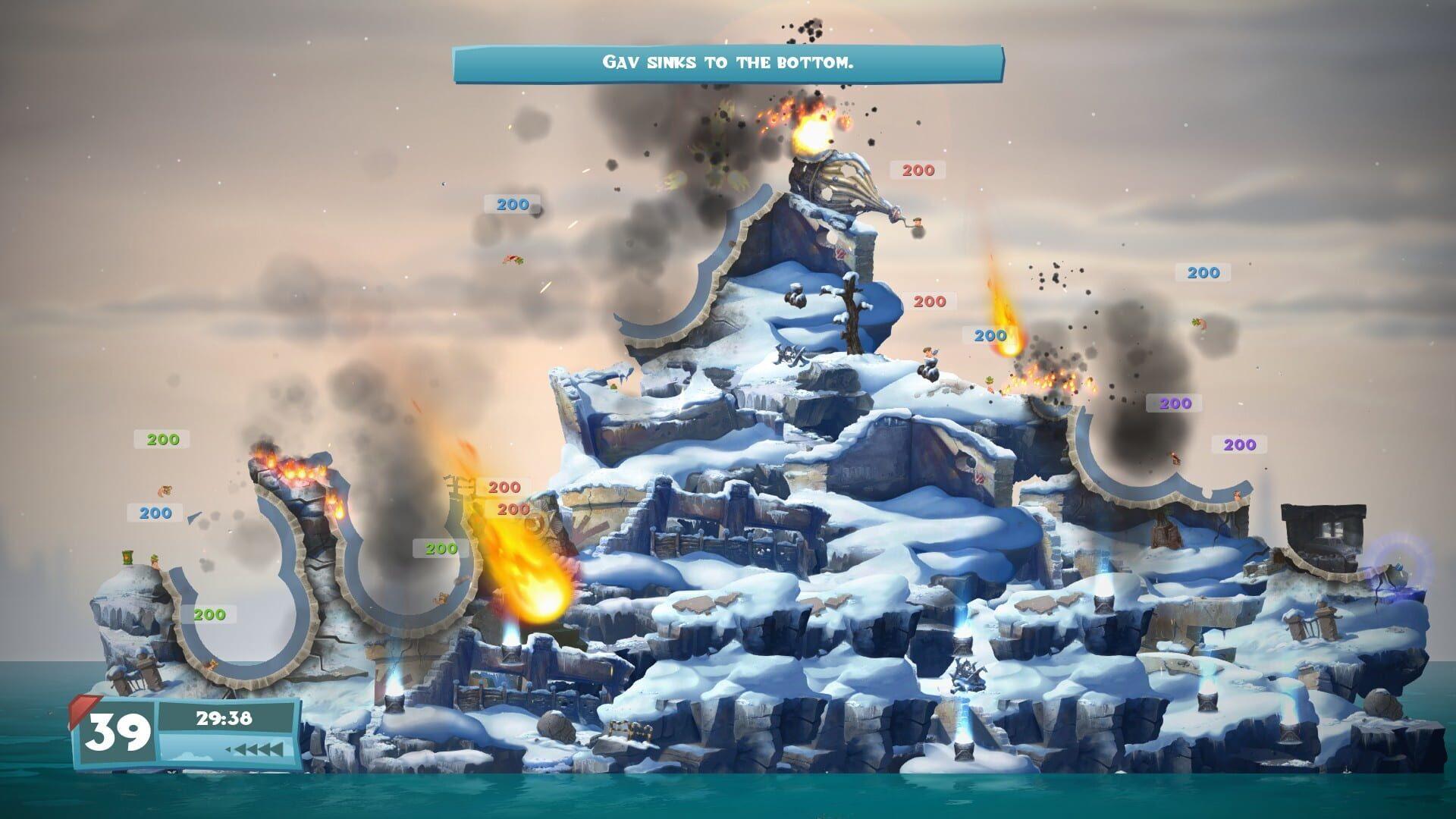 Worms W.M.D - główny screenshot z gry