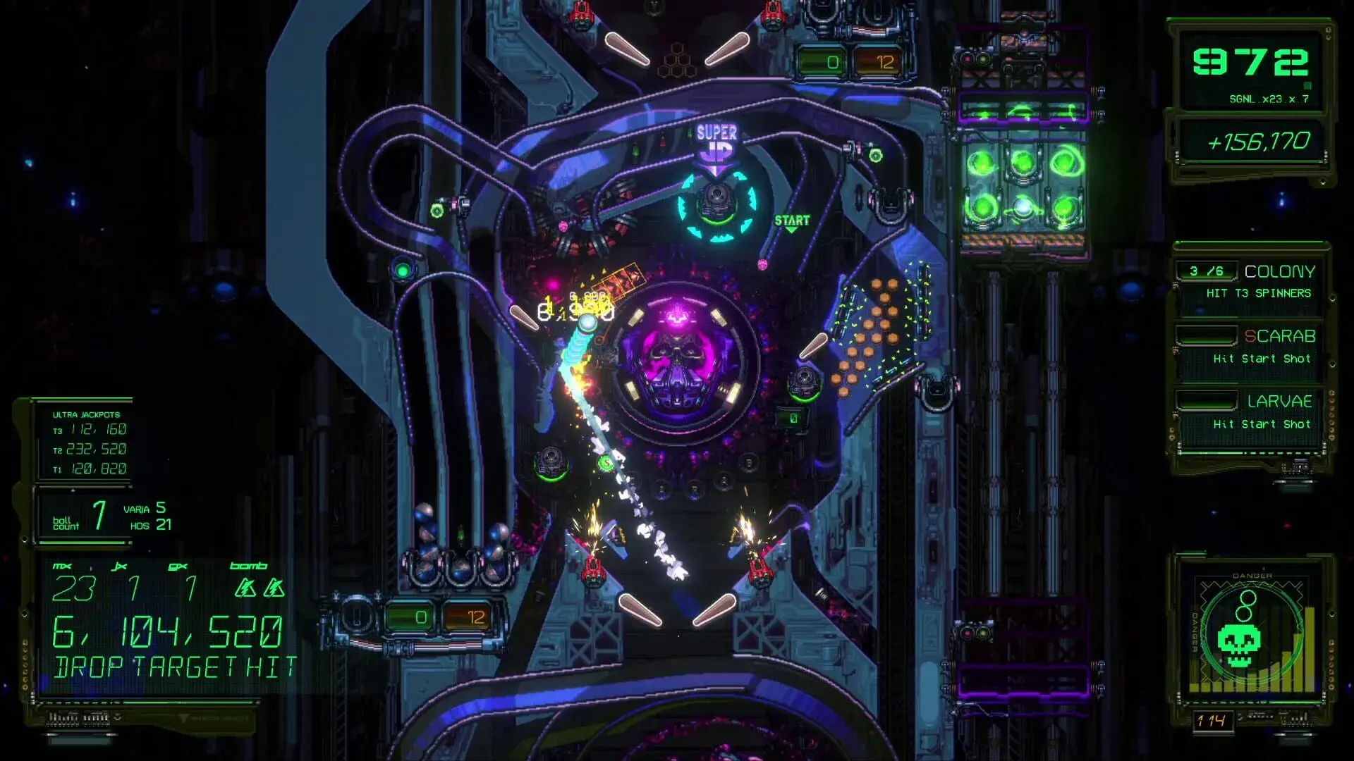 Xenotilt: Hostile Pinball Action - świat gry, lokacja