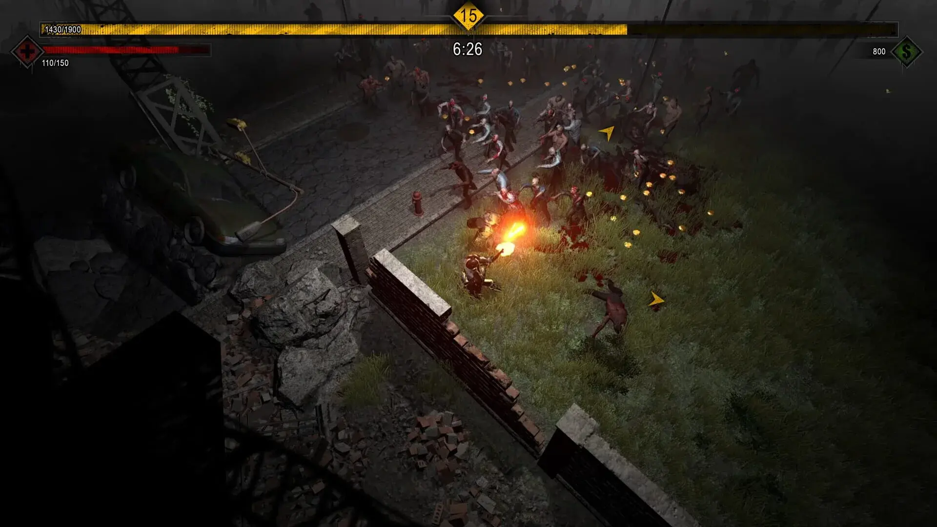 Yet Another Zombie Survivors - akcja w grze