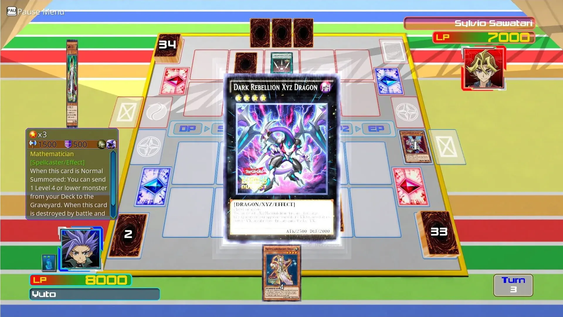 Yu-Gi-Oh! Legacy of the Duelist: Arc-V Yuto v. Sylvio - gameplay screenshot