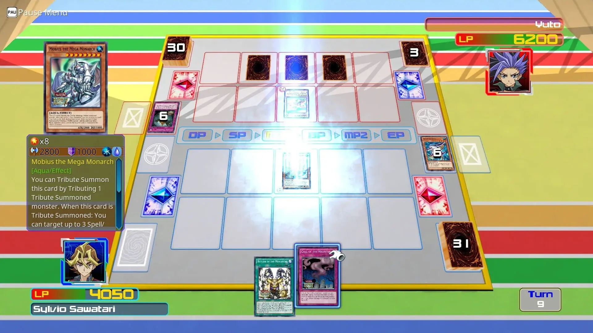 Yu-Gi-Oh! Legacy of the Duelist: Arc-V Yuto v. Sylvio - akcja w grze