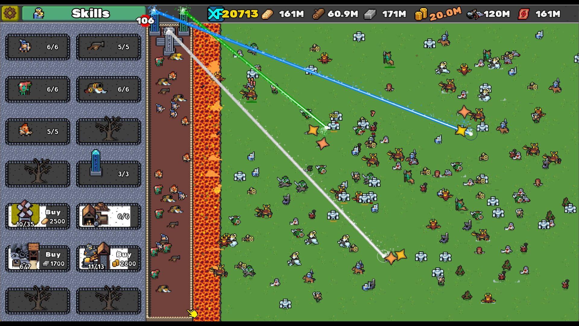 Zero Stress King: Idle Defense - akcja w grze