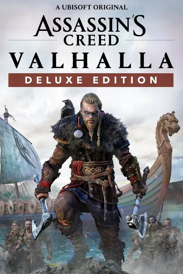 Okładka gry Assassin's Creed Valhalla: Deluxe Edition