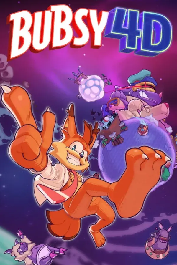 Okładka gry Bubsy 4D