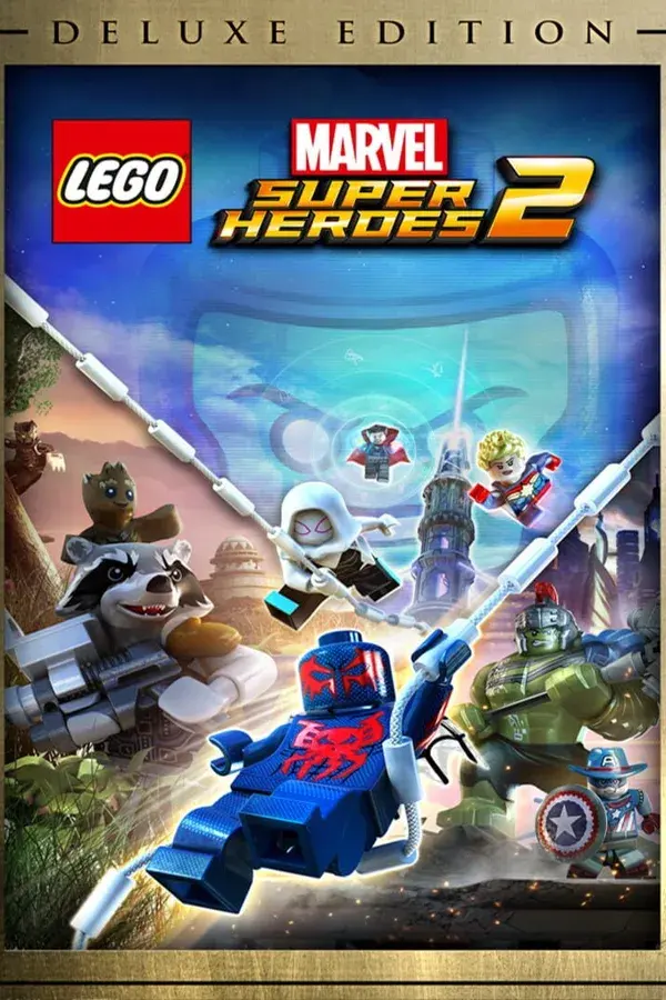 Okładka gry LEGO Marvel Super Heroes 2: Deluxe Edition