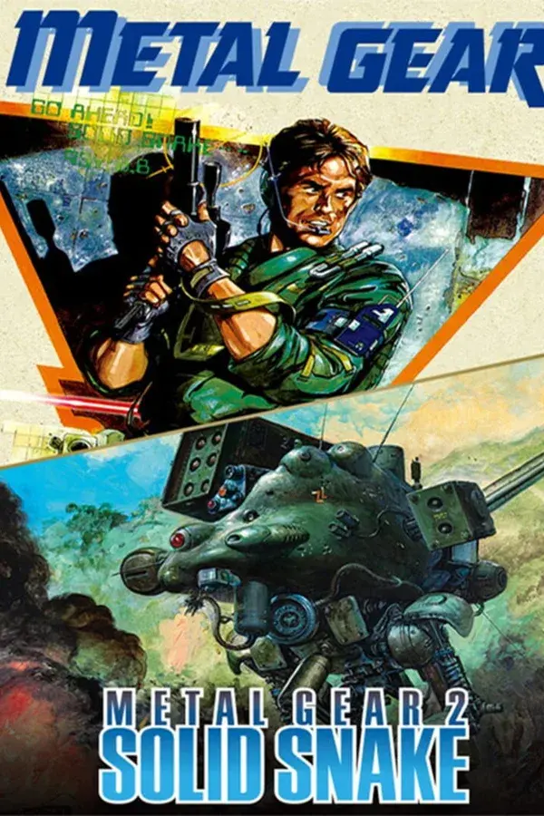 Okładka gry Metal Gear & Metal Gear 2: Solid Snake