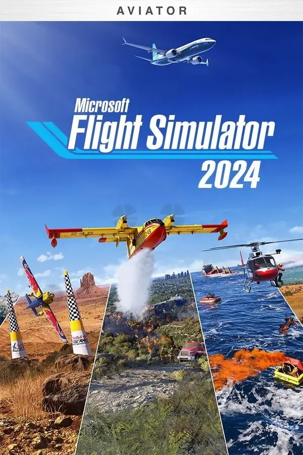 Okładka gry Microsoft Flight Simulator 2024: Aviator Edition