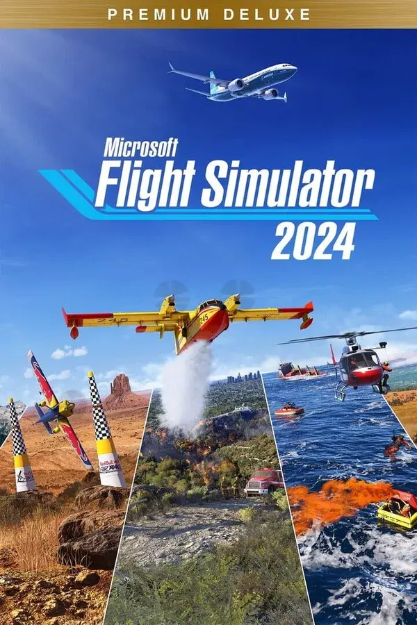 Okładka gry Microsoft Flight Simulator 2024: Premium Deluxe Edition